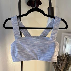 Outdoor Voices FreeForm bandeau sports bra in Super Bloom